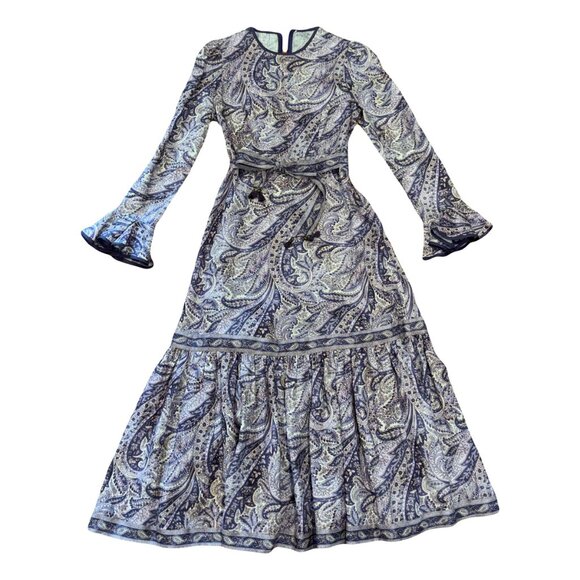 Zimmermann Paisley Long Sleeve Maxi Dress